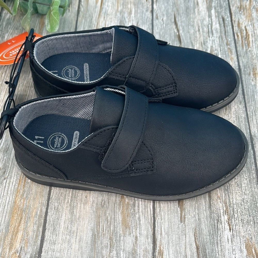 Toddler Boys Black Oxford Dress Shoes Size 11